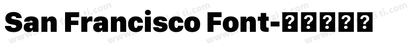 San Francisco Font字体转换